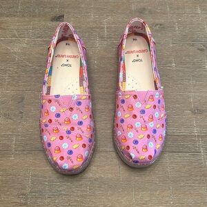 Tom’s‎ Candyland shoes. Size Y4.